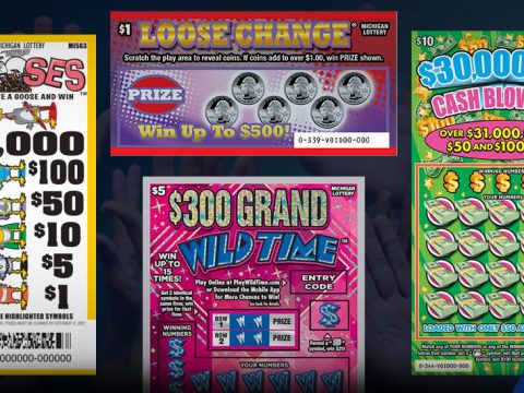 New Michigan Lottery in-store Instant & Pull Tabsgames