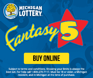 A Kent County, MI, man is the latest big winner in the Michigan Lottery's Fantasy 5 draw game, winning $328,439.