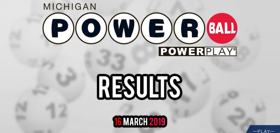 16 March 2019 Powerball results
