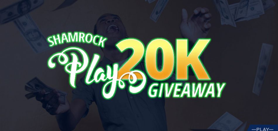 Shamrock Play $20K Giveaway promotion logo