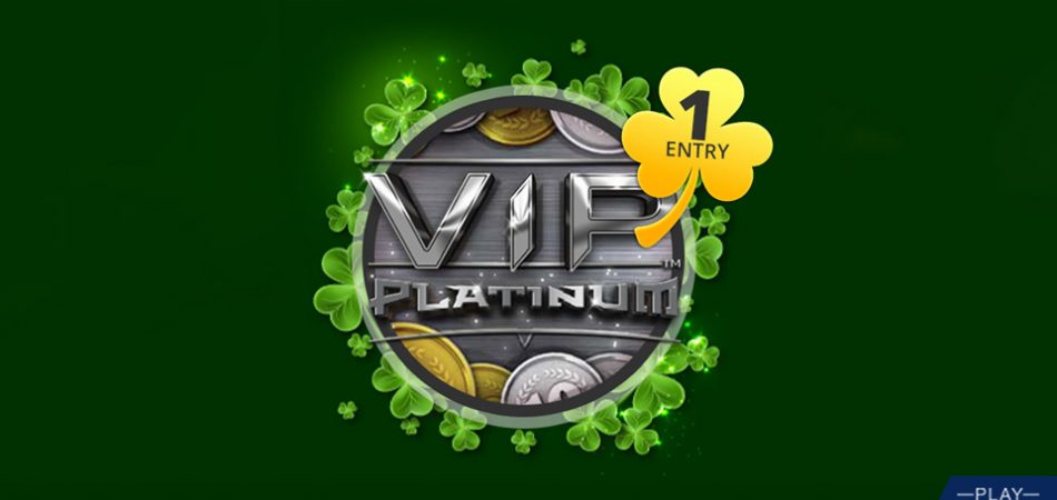 Today march the 25th Shamrock Play $20K Giveaway featured game - VIP Platinum game logo