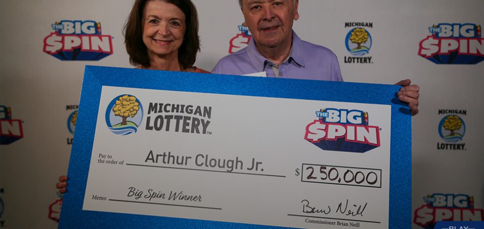 Arthur Clough Jr of Farmington Hills Wins $250,000 Playing On Michigan Lottery’s The Big Spin Show